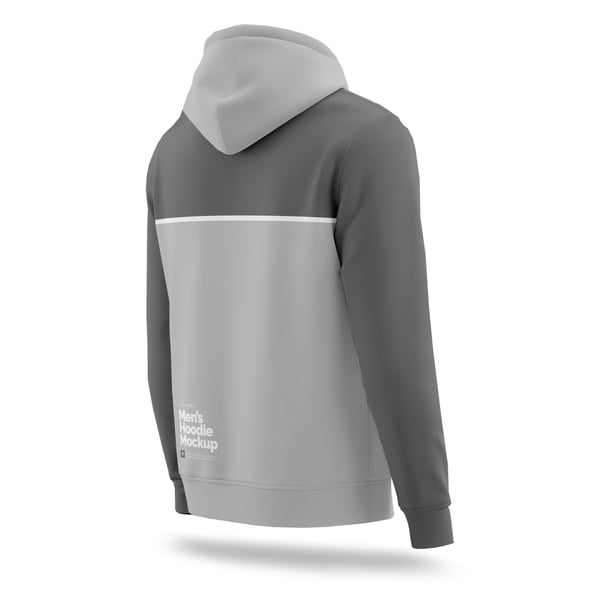 MOLETOM MASCULINO VISTO DE TRÁS PSD EDITÁVEL MOCKUP