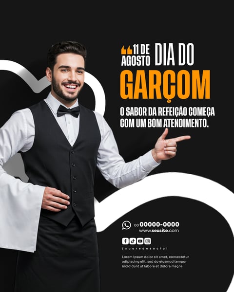 11 DE AGOSTO DIA DO GARÇOM 7