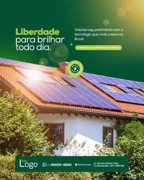 LIBERDADE PARA BRILHAR TODO DIA.