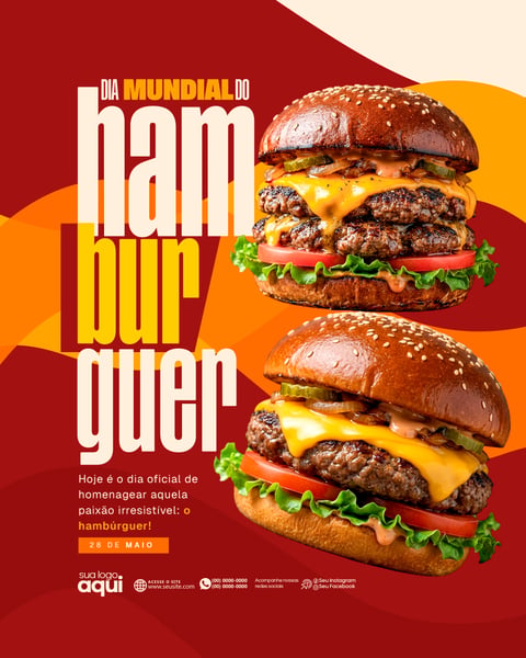 SOCIAL MEDIA HAMBURGERIA DIA MUNDIAL DO HAMBÚRGUER 4