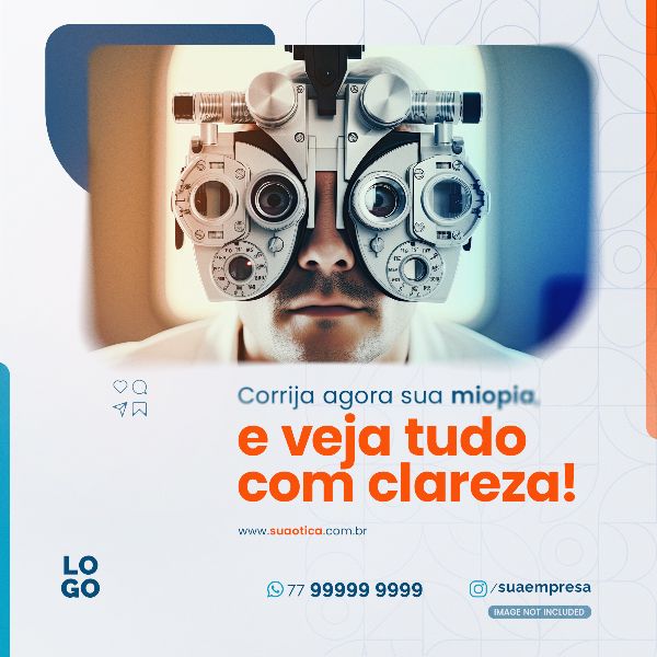 CORRIJA AGORA SUA MIOPIA | SOCIAL MEDIA - ÓTICA