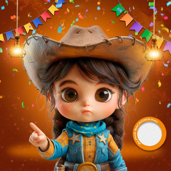 MASCOTES DE FESTA JUNINA MODELO 179