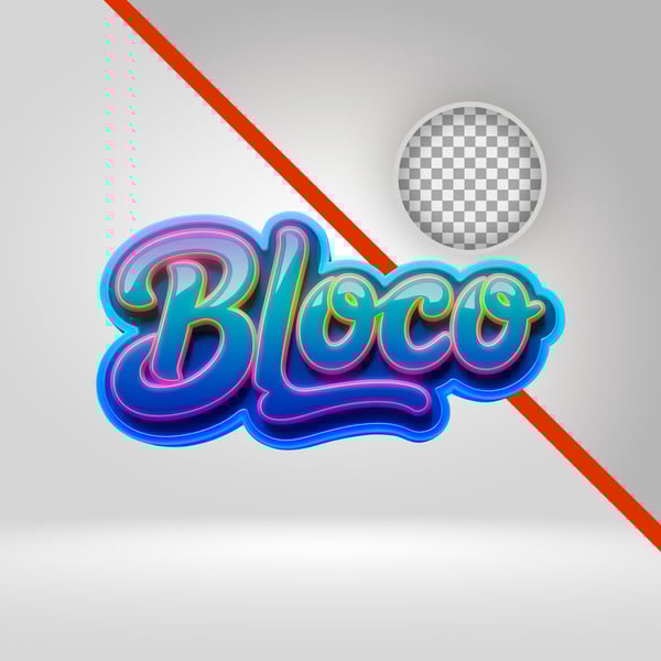 SELO 3D CARNAVAL, TEXTO 3D, LOGOTIPO PARA BLOCO, FOLIA, FLYERS 11 PNG TRANSPARENTE