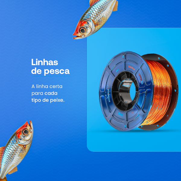 LINHA CERTA PARA CADA TIPO DE PEIXE