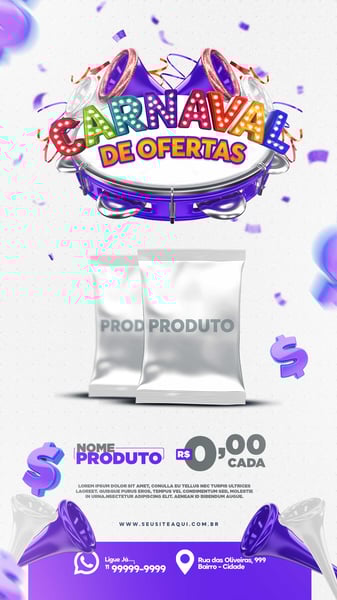 POST SUPERMERCADO CARNAVAL DE OFERTAS STORIES
