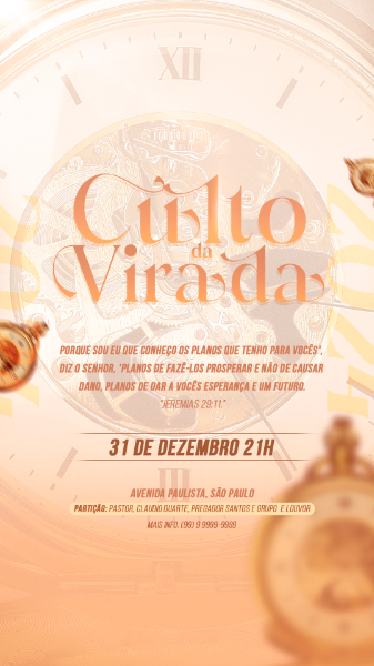 CULTO DA VIRADA STORY