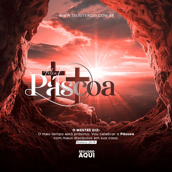 PÁSCOA | JESUS | PSD EDITÁVEL