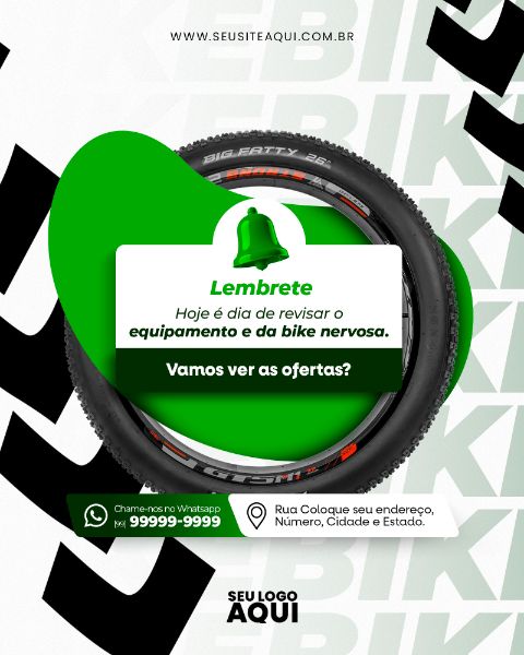 FEED - BICICLETARIA - SOCIAL MEDIA - BIKE - PSD EDITÁVEL