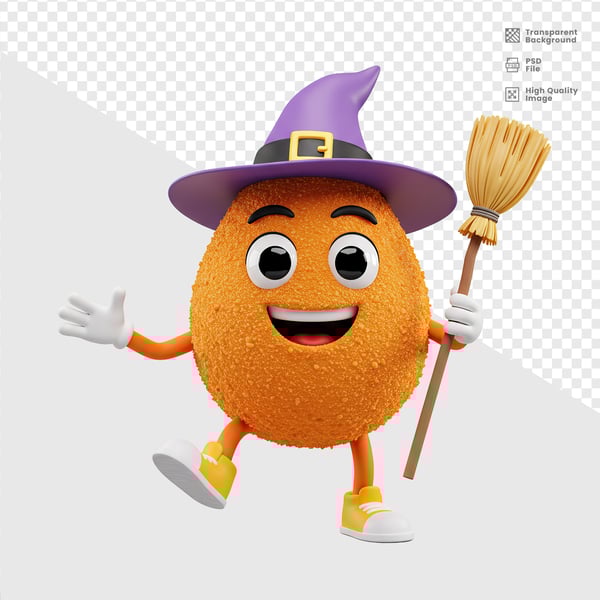 SR. COXINHA MASCOTE 3D