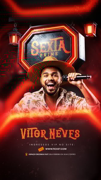 FLYER EVENTOS ARTISTAS SHOWS FESTA SOCIAL MEDIA PSD EDITÁVEL 22