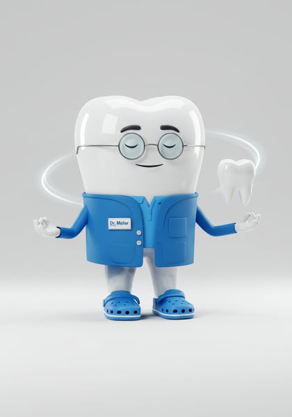 MASCOTE 3D DENTE COM ESCOVA 17