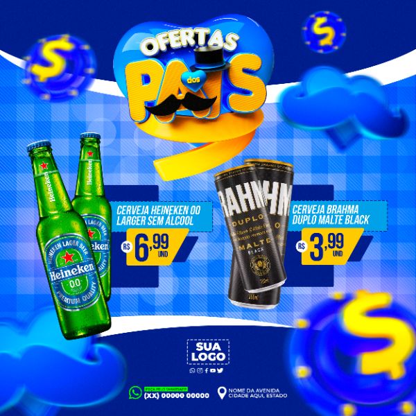 OFERTAS DO DIA DOS PAIS ENCARTE PROMOÇÃO