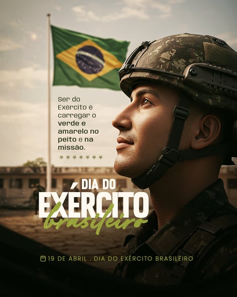 SOCIAL MEDIA - DIA DO EXERCITO BRASILEIRO
