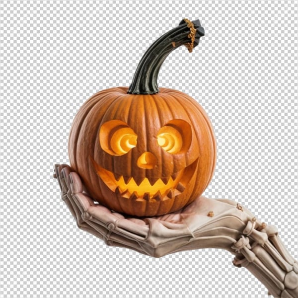 ABÓBORA HALLOWEEN PNG SEM FUNDO