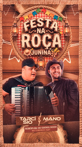 FLYERS PARA EVENTOS FESTA NA ROÇA STORYS