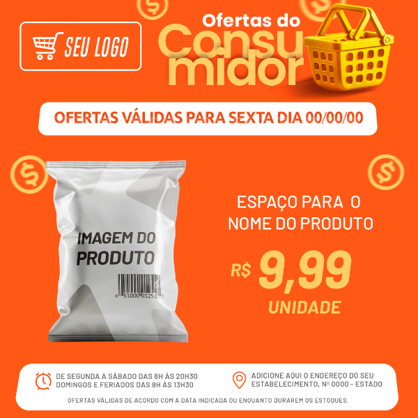FOLHETO DE OFERTAS DIA DO CONSUMIDOR 1 PRODUTO