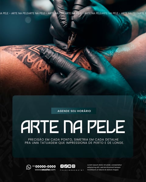 STUDIO DE TATUAGEM SOCIAL MEDIA PSD EDITÁVEL 9