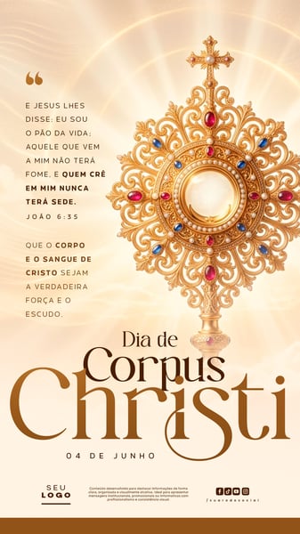 DIA DE CORPUS CHRISTI 04 DE JUNHO STORY SOCIAL MEDIA PSD EDITÁVEL 4