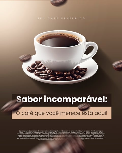 CAFETERIA - SABOR IMCOMPARÁVEL