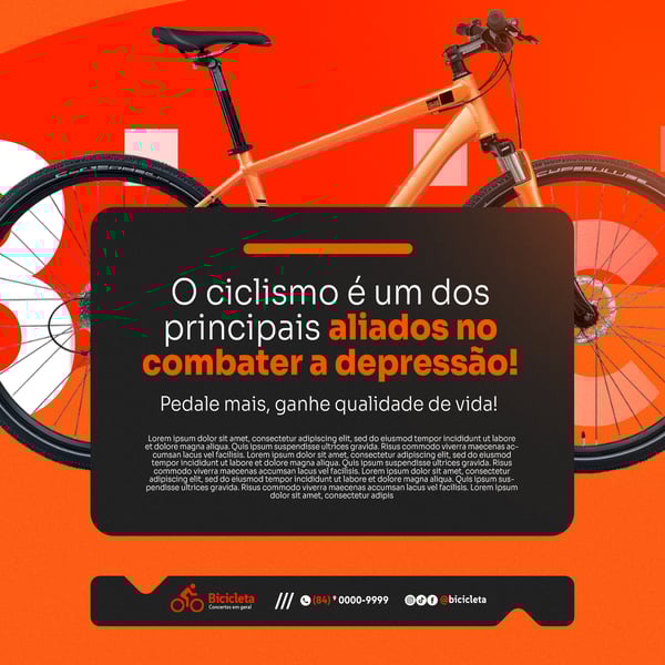 LOJA DE BICICLETA - ALIADO AO COMBATE À DEPRESSÃO