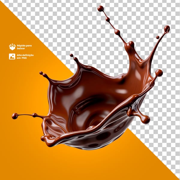 Splash Chocolate PNG