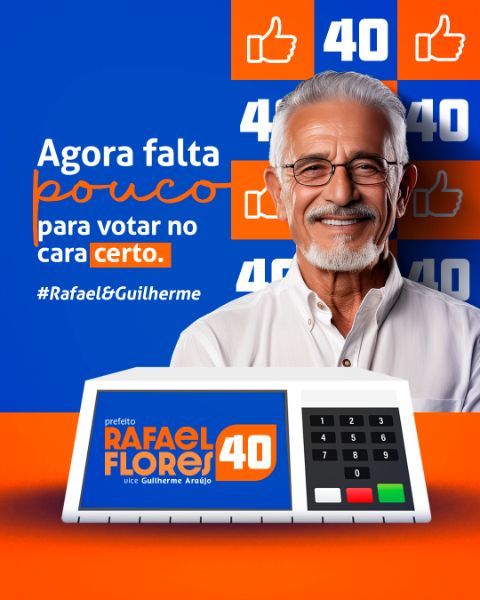 CAMPANHA ELEITORAL PREFEITO FALTA POUCO FEED