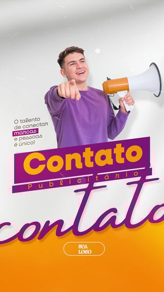 DIA DO CONTATO PUBLICITÁRIO 21 DE OUTUBRO SOCIAL MEDIA PSD EDITÁVEL