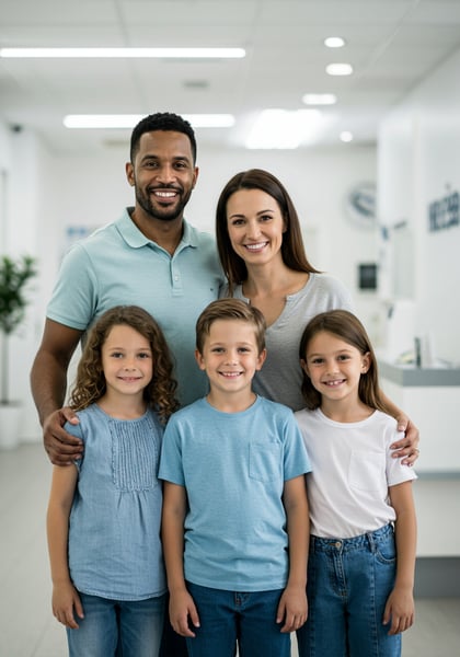 FAMÍLIA FELIZ DENTRO DE UM HOSPITAL 1