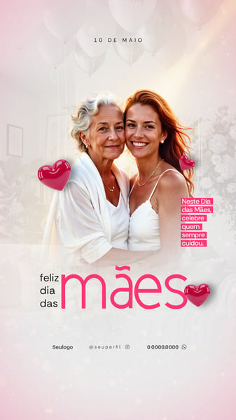 DIA DAS MÃES STORY FLYER PSD 8