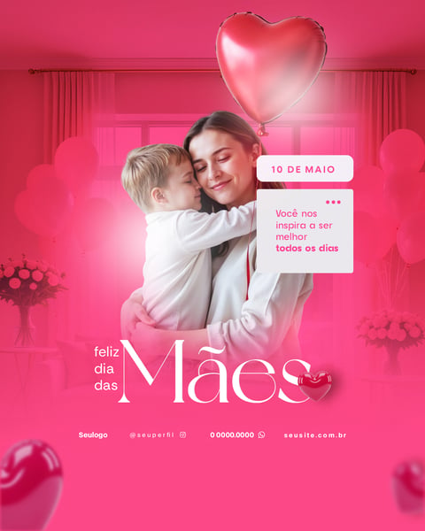 DIA DAS MÃES FLYER PSD 9