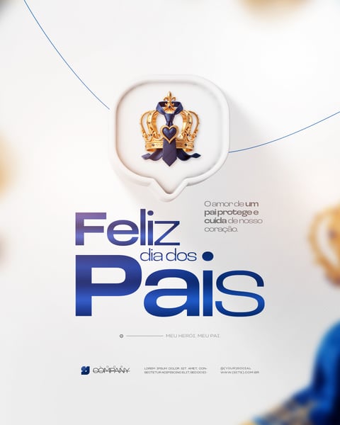 FELIZ DIA DOS PAIS MÊS DE AGOSTO PAI FLYER SOCIAL MEDIA PSD EDITÁVEL 7
