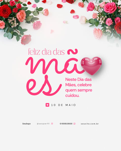 DIA DAS MÃES FLYER PSD 10