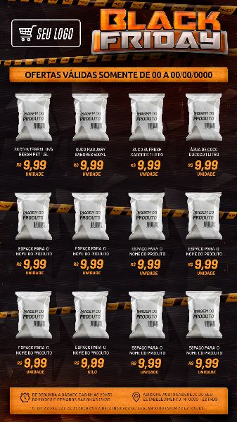 FOLHETO BLACK FRIDAY - 12 PRODUTOS