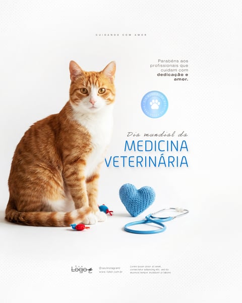 DIA MUNDIAL DA MEDICINA VETERINÁRIA SOCIAL MEDIA PSD EDITÁVEL 4