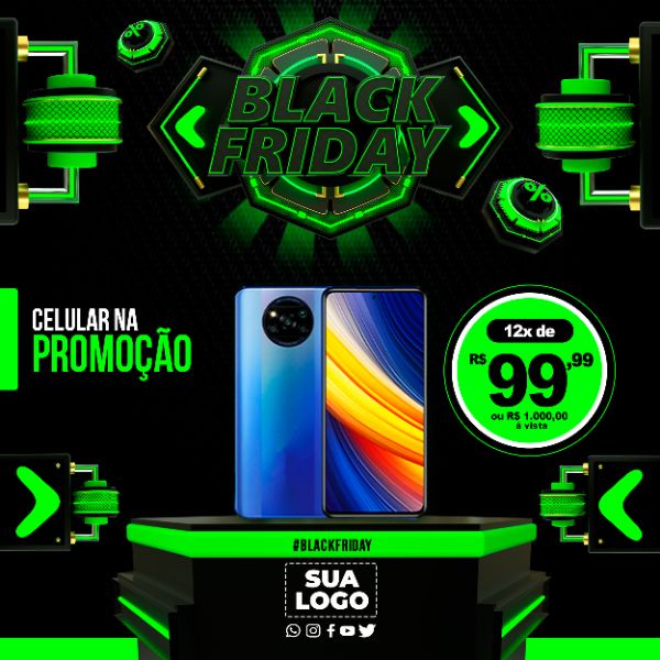 Black Friday Social Mídia PSD Editável