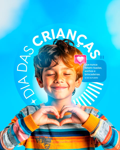 DIA DAS CRIANÇAS SOCIAL MEDIA PSD 3