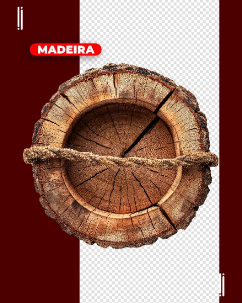 MADEIRA COM CORDA | PARA COMPOSIÇÃO | IMAGEM SEM FUNDO | PSD EDITÁVEL