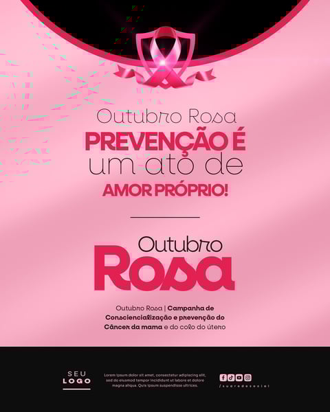 OUTUBRO ROSA CAMPANHA DE CONSCIENTIZAÇÃO E PREVENÇÃO DO CÂNCER DA MAMA E DO COLO DO ÚTERO 17