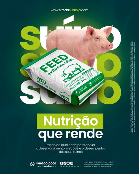 LOJA DE PRODUTOS AGROPECUÁRIOS SOCIAL MEDIA PSD EDITÁVEL 1