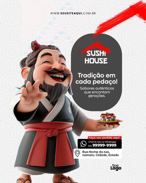 Feed Vertical - Comida japonesa - Sushi