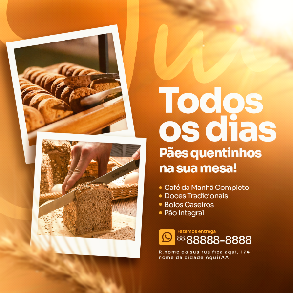 PADARIA | PANIFICADORA - SOCIAL MEDIA