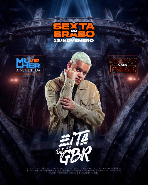 FLYER NOITE DO GBR STORY