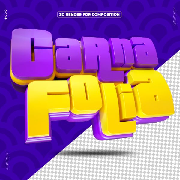 SELO 3D CARNAFOLIA CARNAVAL