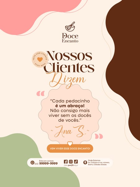 POST FEED DOCERIA CONFEITARIA SOCIAL MEDIA TEMPLATE PSD EDITÁVEL 06
