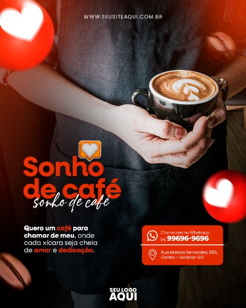 FEED | CAFETERIA | CAFÉ | SOCIAL MEDIA | PSD EDITÁVEL