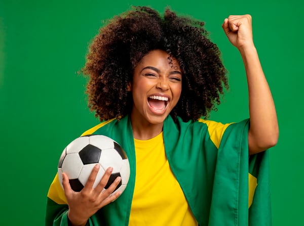 TORCEDORA BRASILEIRA FUTEBOL COPA DO MUNDO COMEMORANDO VITÓRIA 24