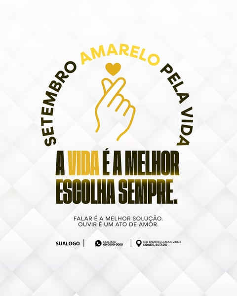 SETEMBRO AMARELO VOCÊ NÃO ESTÁ SOZINHO 4