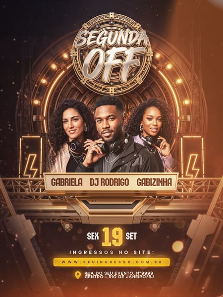 FLYER SEGUNDA OFF FEED PSD EDITÁVEL