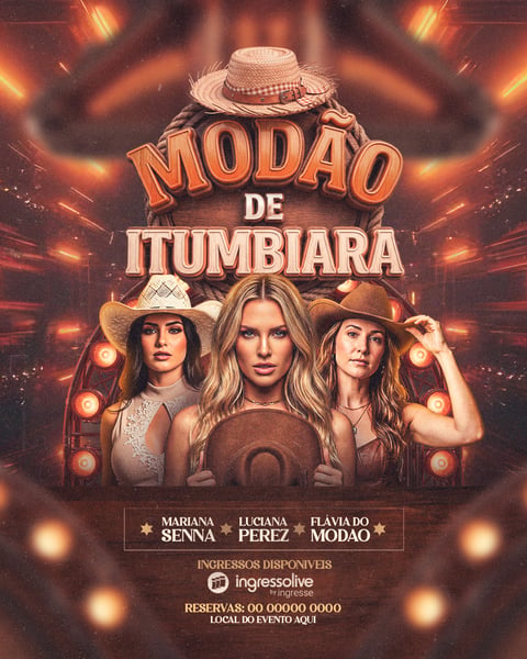 FLYER PARA EVENTOS MODÃO DE ITUMBIARA FEED