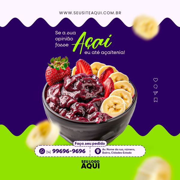 FEED VERTICAL - AÇAÍTERIA - AÇAÍ - SORVETERIA | SOCIAL MEDIA